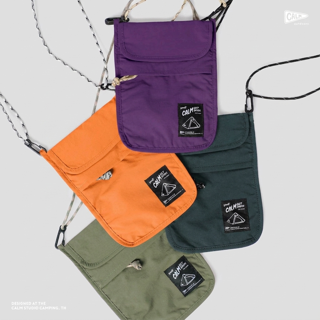 Calm Outdoors | Black Label Pouch กระเป๋าสะพายข้างและห้อยคอ