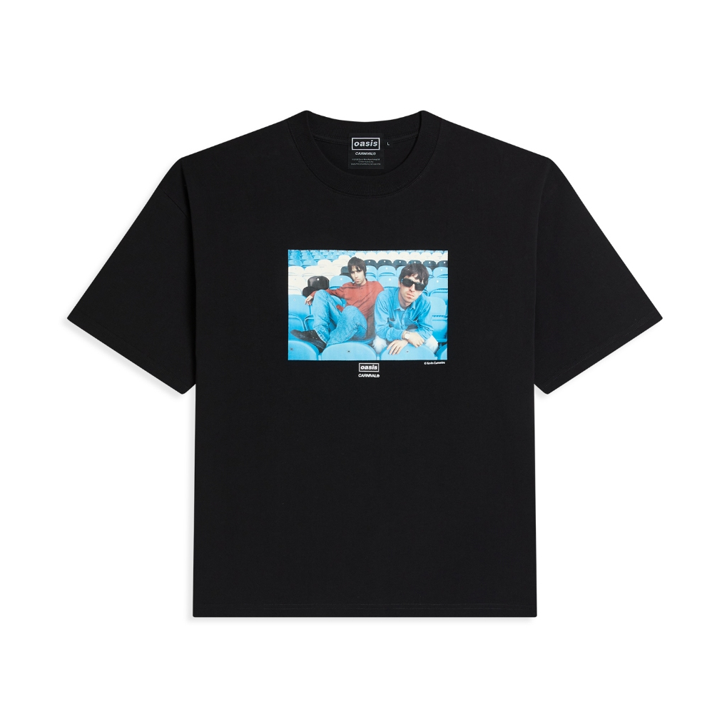 CARNIVAL CNVXOAS26T03BK OASIS BLUE BROTHERS T-SHIRT BLACK