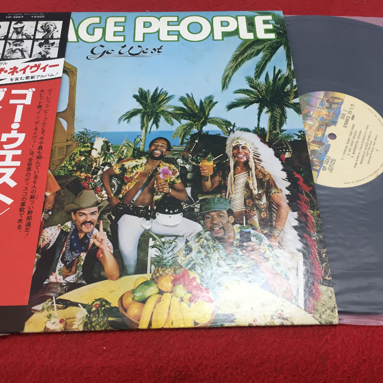 Go West -  Village People ขนาด 12 นิ้ว LP ร้าน PinHaiMusic B203