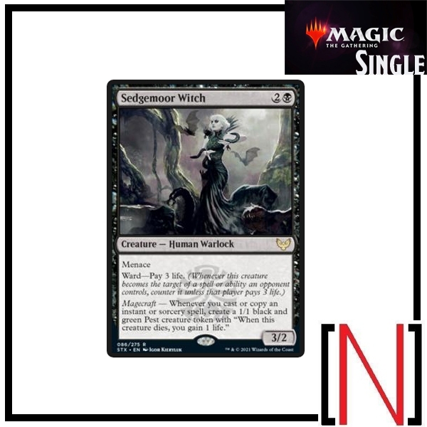 [MTG][Single][STX] Sedgemoor Witch ระดับ Rare [ภาษาอังกฤษ]