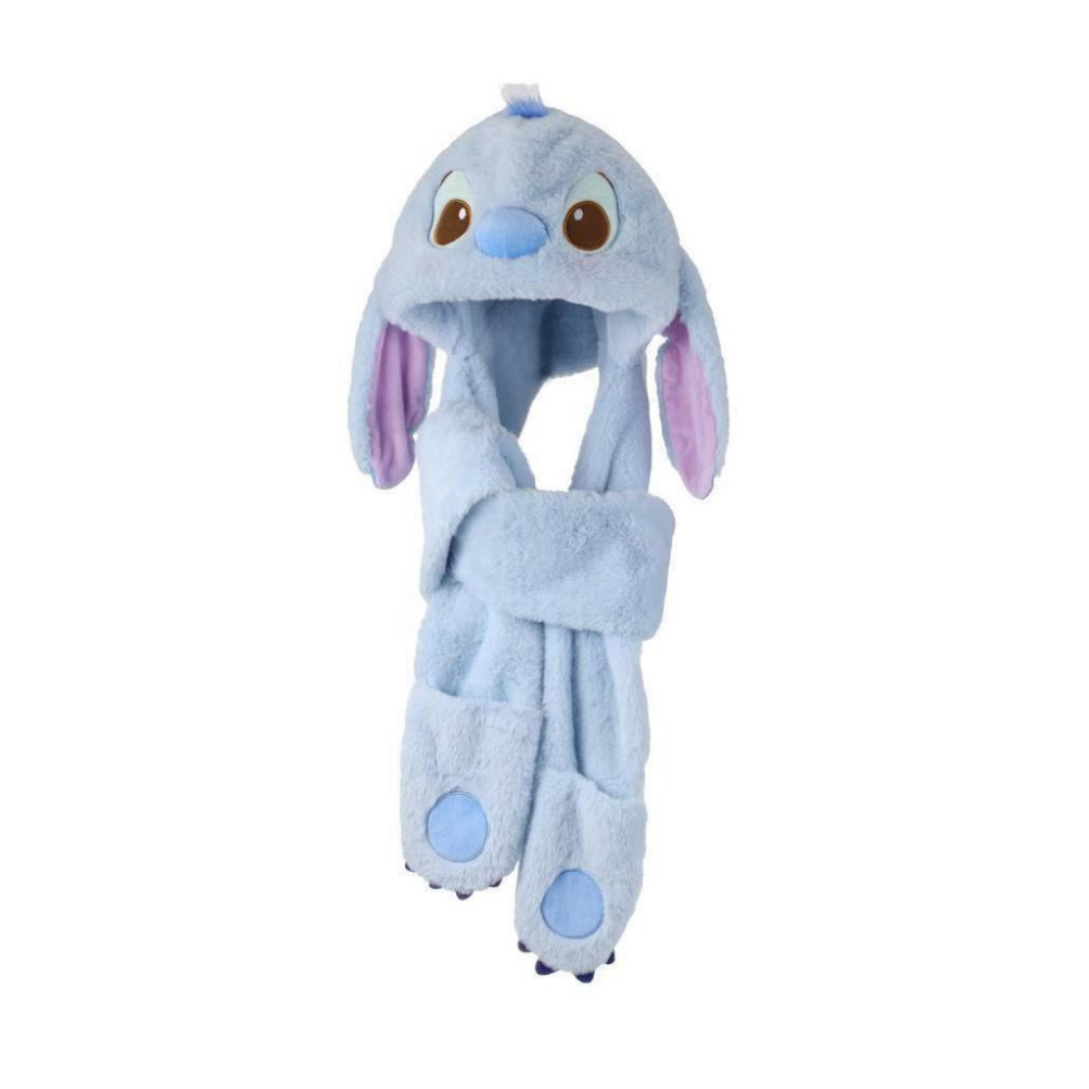 ส่งด่วน❄หมวกกันหนาวพร้อมผ้าพันคอ Lilo&Stitch Experiment 626 winter hat scarf ผ้าพันคอตุ๊กตา ลิโล่&สต