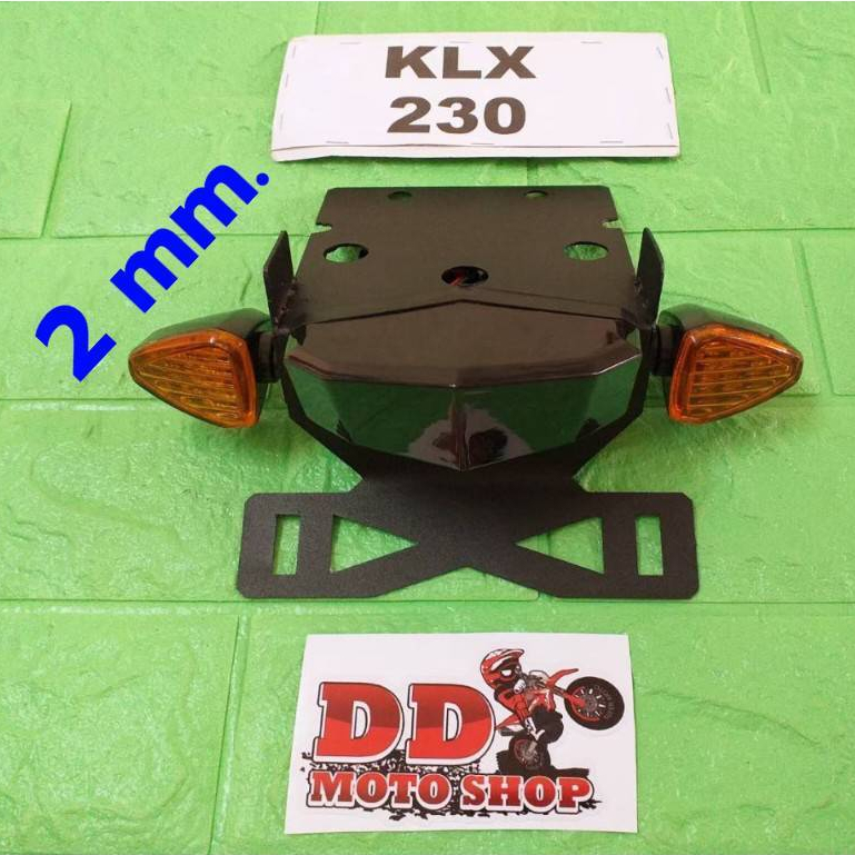 ท้ายสั้น KLX230 #ใส่ไฟเลี้ยวแต่ง #โครงเหล็กหนา 2.0 มม. ไฟท้าย KLX230 KLX230SE KLX230SM SHERPA