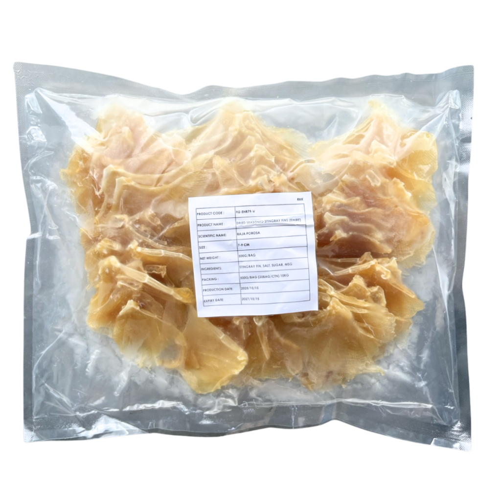 [ สินค้าพร้อมจัดส่งด่วน ] ครีบปลากระเบนปรุงรส (Eihire) ขนาด 500 กรัม
