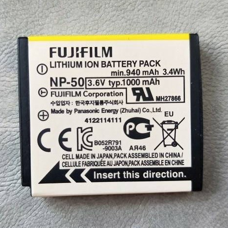 อุปกรณ์เสริมกล้องดิจิตอล Fujifilm F200 F605 XF1 XP100 XP150 XP200 กล้องดิจิตอล NP-50 แบตเตอรี่ + เคร