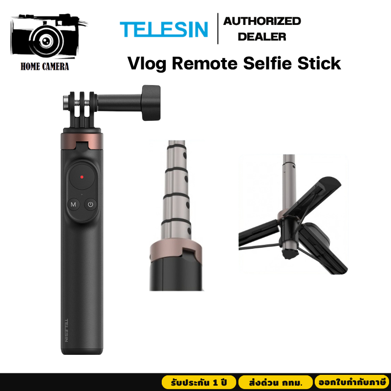 Telesin DJI / GoPro / Phones Vlog Remote Selfie Stick