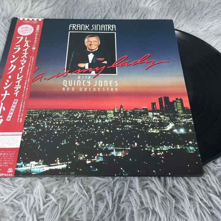 Frank Sinatra With Quincy Jones And Orchestra – L.A. Is My Lady ขนาด 12 นิ้ว LP G102
