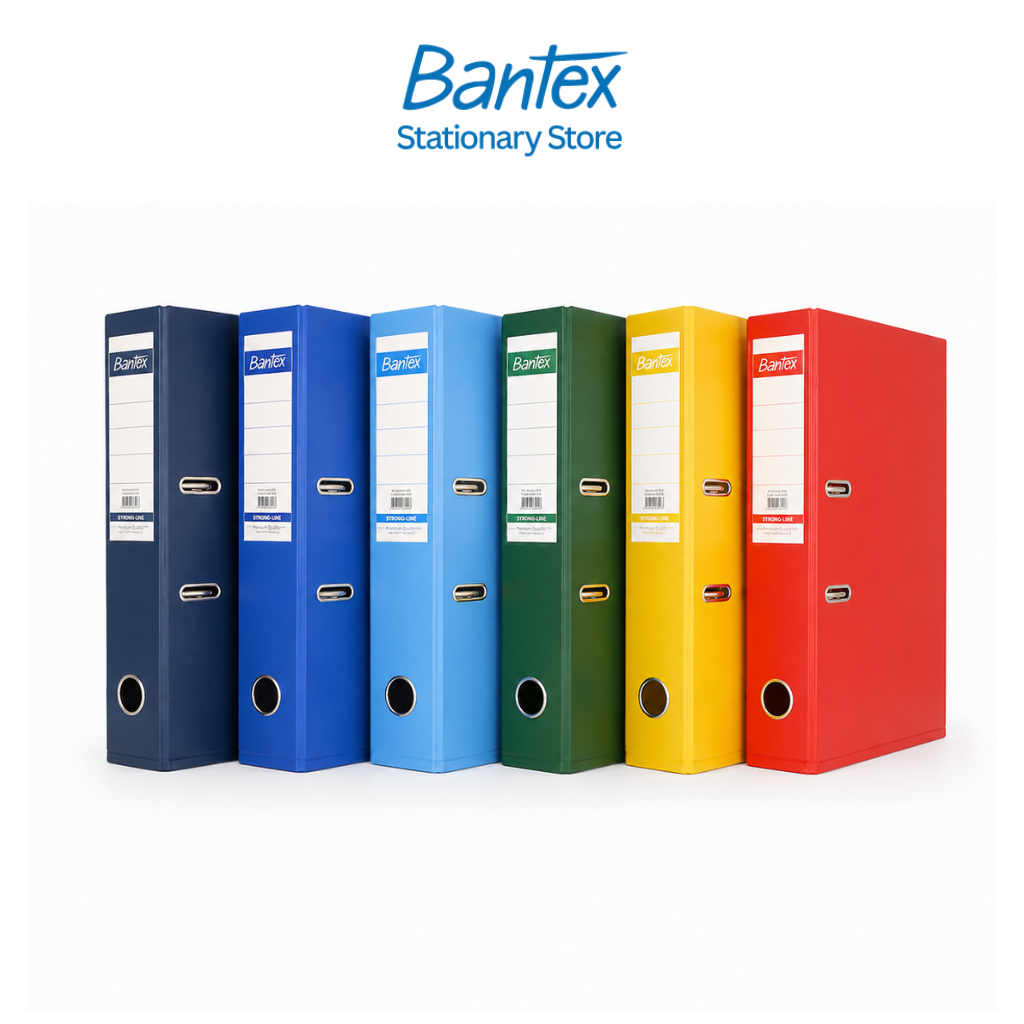 Bantex แฟ้ม แฟ้มใส่เอกสาร ขนาด A4 กระดาษแข็งหุ้มปก PP สันกว้าง แข็งแรง ล็อกแน่น เก็บเอกสาร File