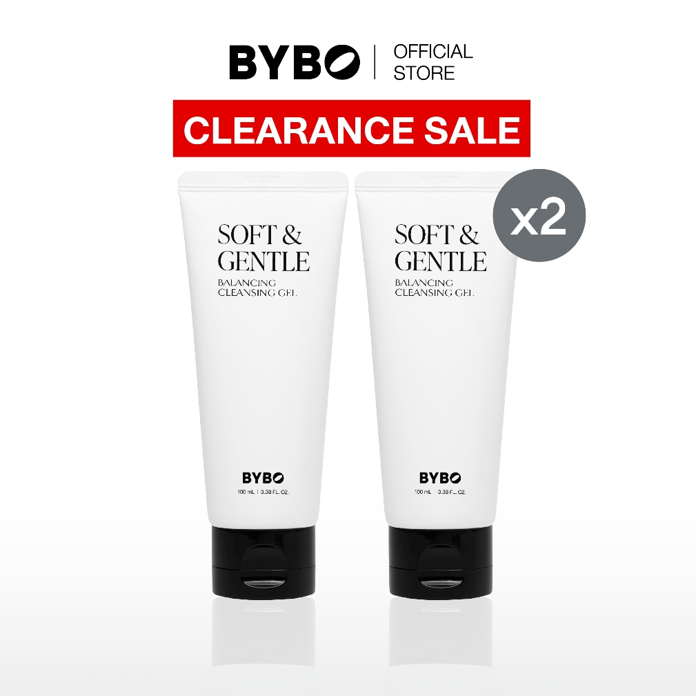 [CLEARANCE] [DUO SET] BYBO SOFT & GENTLE BALANCING CLEANSING GEL 100ML EXP:30/7/27