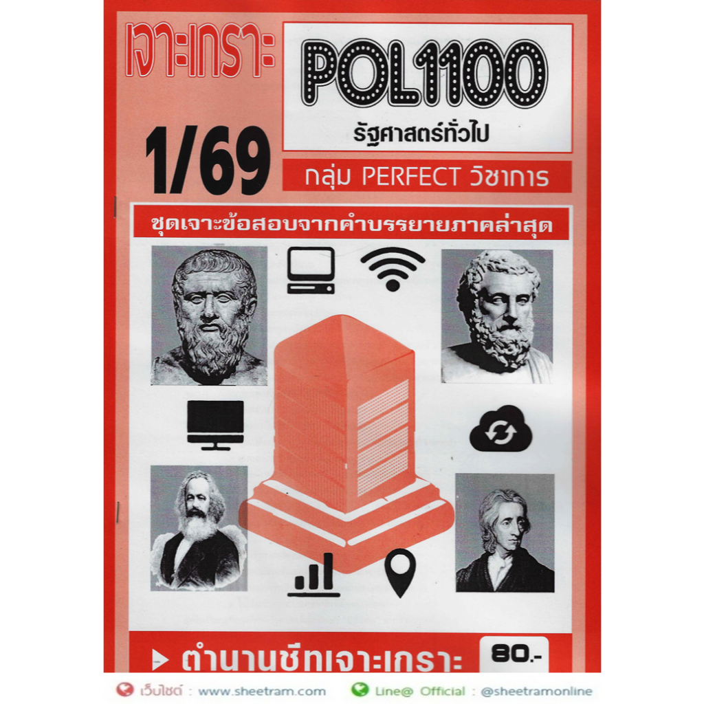 ชีทราม POL1100 / PS103 เจาะเกราะรัฐศาสตร์ทั่วไป