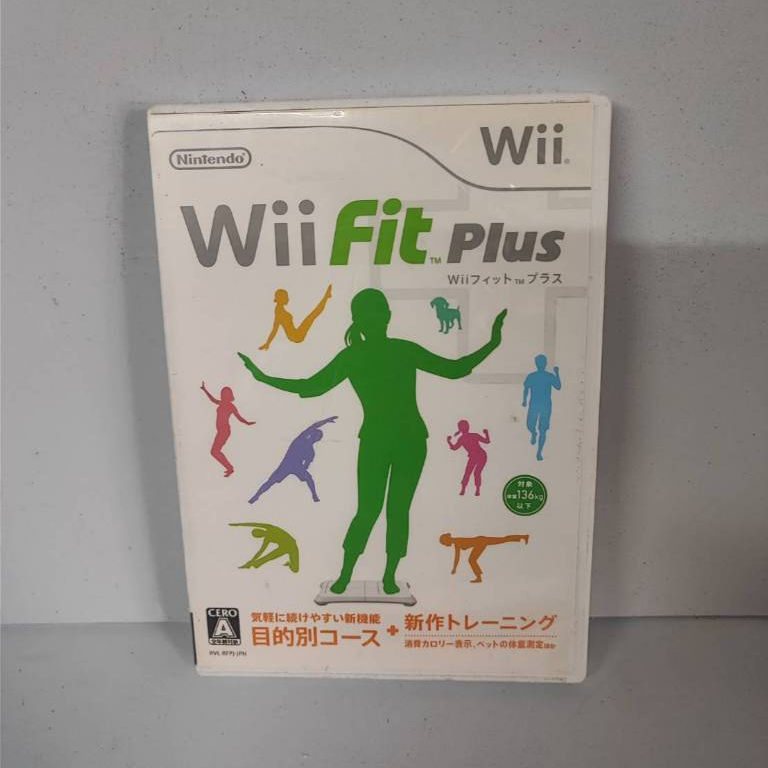 แผ่นเกมส์ Wii Game :  Wii Fit Plus  : Wii JAPAN