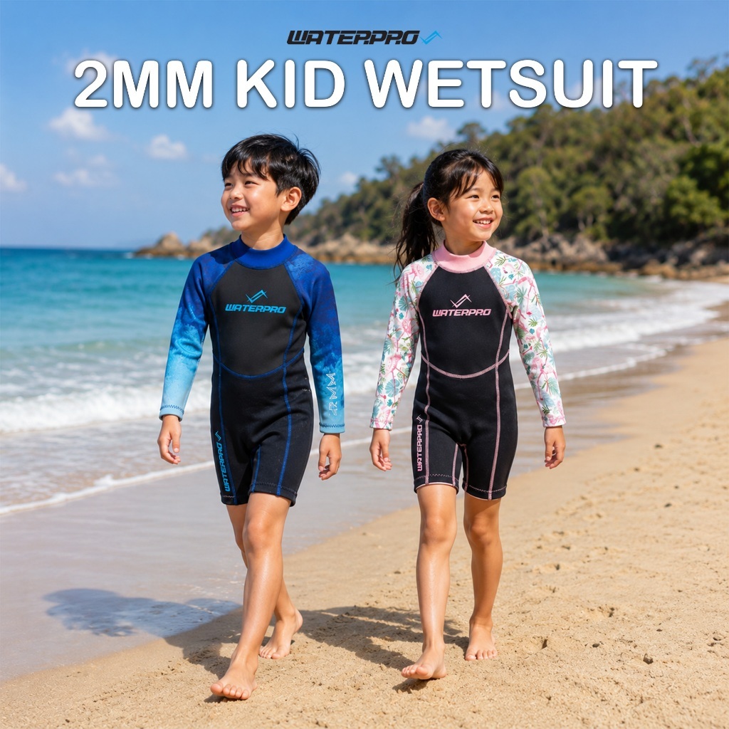 เว็ทสูทเด็ก - 2mm Kid Wetsuit แบรนด์ WATER PRO
