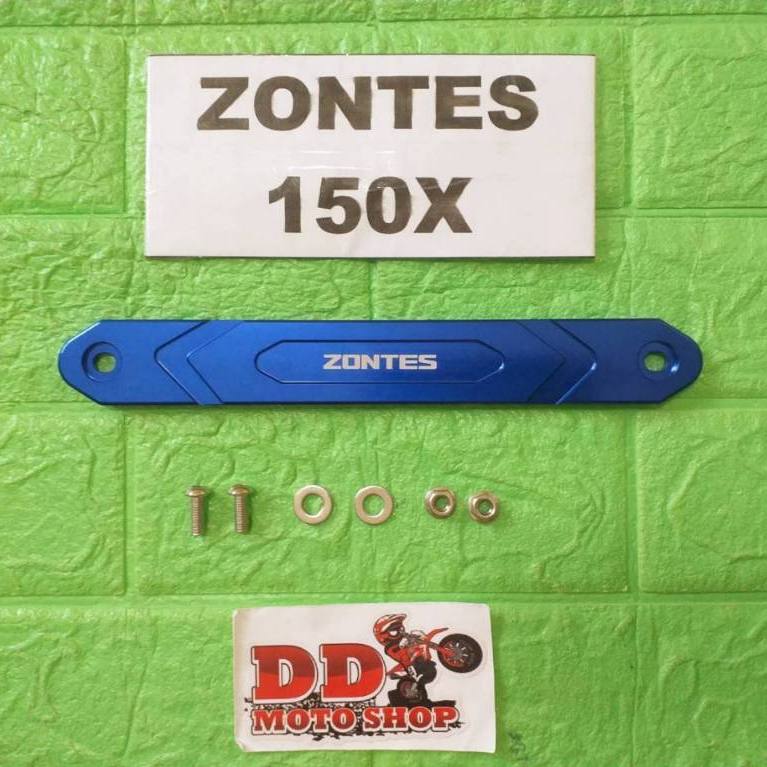 ฝาครอบตกแต่งท่อไอเสีย ZONTES 150X อลูมิเนียมแต่ง แถบข้างท่อไอเสีย เพื่มความสวยงาม zontes150x
