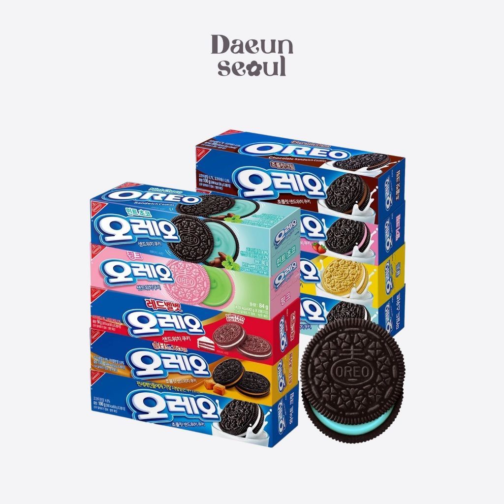 [EXP.03/2027] โอริโอ้เกาหลี OREO Sandwich Cookies 80g