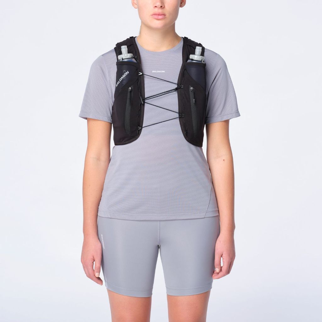 SALOMON ADV SKIN 12 Unisex Running Vest เป้น้ำวิ่งเทรล + ขวดน้ำนิ่ม 500ml x 2 ขวด Official Store — صورة 8
