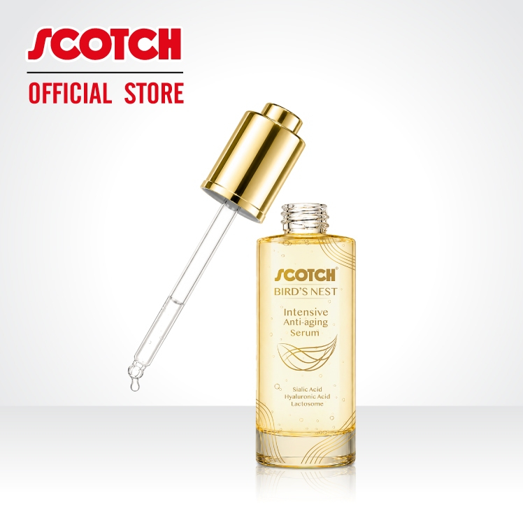 [นวัตกรรมใหม่] Scotch สก๊อต อินเทนซีฟ แอนไทเอจจิ้ง เซรั่มรังนก 30 มล. จำนวน 4 ขวด (ลดฝ้ากระจุดด่างดำ) — صورة 6