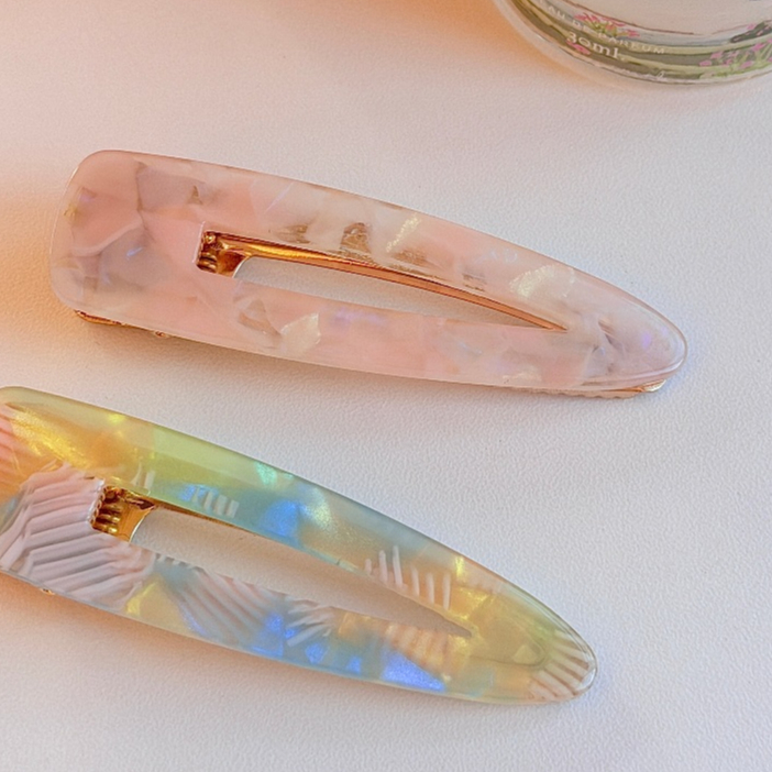 TITANIA مشبك شعر أسيتات Sorbet Duo ‏6.5 سم — ألماني — صورة 3