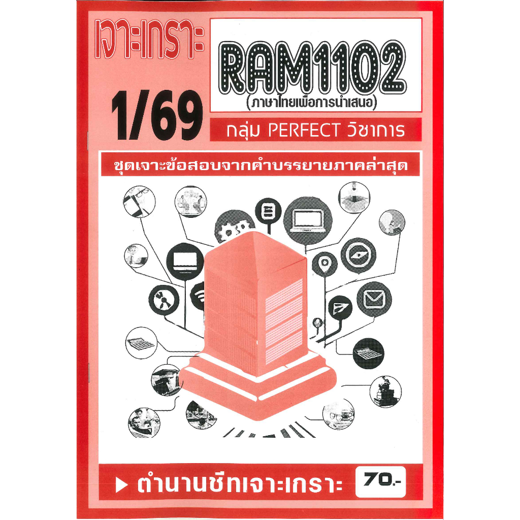 RAM1102 เจาะเกราะภาษาไทยเพื่อการนำเสนอ (PERFECT วิชาการ) ภาค 1/69
