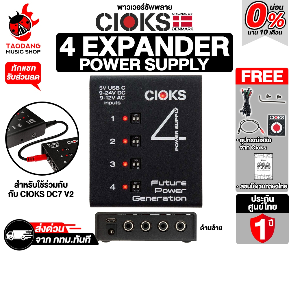 CIOKS 4 Expander For DC7 พาวเวอร์ซัพพลาย CIOKS Power Supply - เต่าแดง