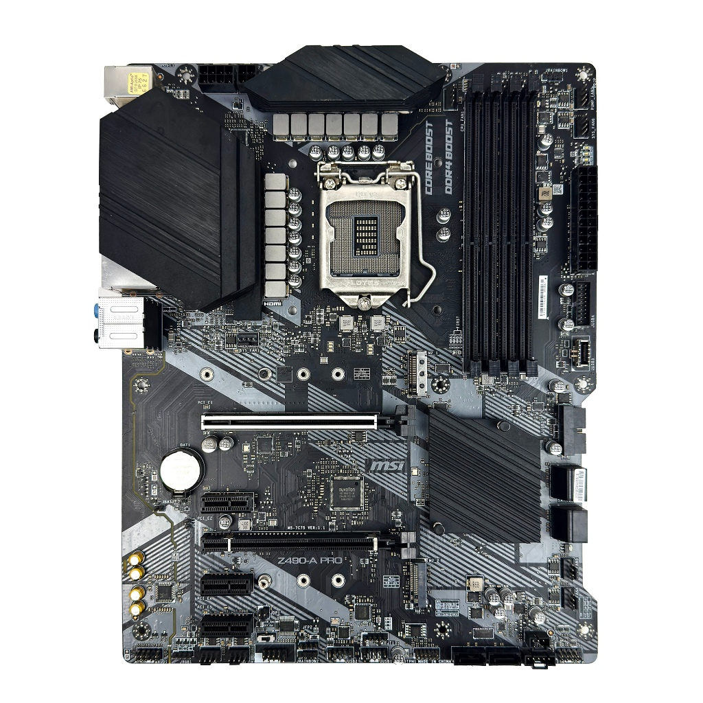 เมนบอร์ดมือสอง MSI Z490-A PRO (LGA1200) รองรับ CPU Gen10 ประกัน 90 วัน