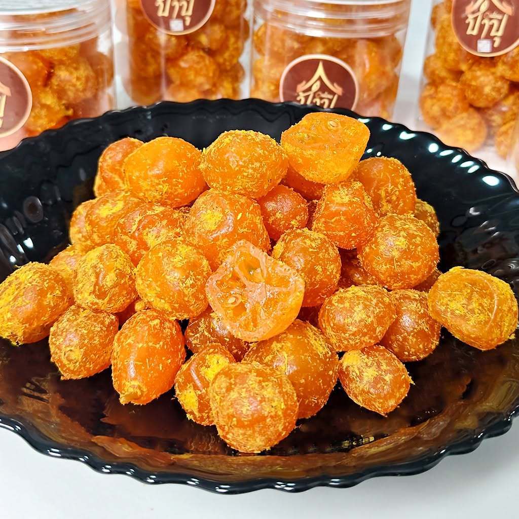 ป้าปูส้มจี๊ด คลุกชะเอมเทศ 250 กรัม หวานชุ่มคอ อร่อย เต็มคำ