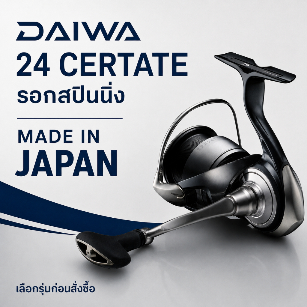 DAIWA 24 CERTATE รอกสปินนิ่ง FC LT2000S–LT5000D AIRDRIVE DESIGN MADE IN JAPAN