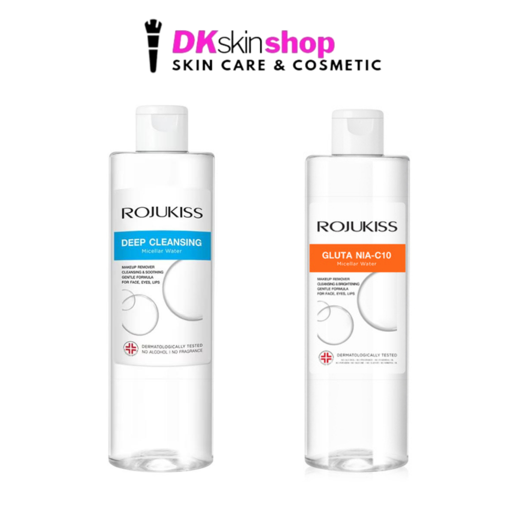 โรจูคิส ดีพ คลีนซิ่ง/กลูต้า ไนอาซี10 ไมเซล่า วอเตอร์ ROJUKISS DEEP CLEANSING/GRUTA NIAC10 MICELLAR W