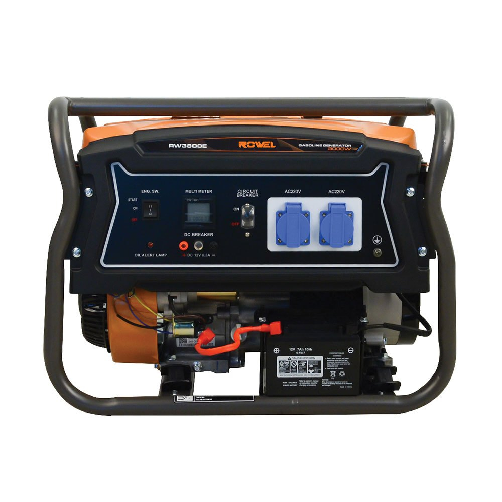 2-ROWEL เครื่องกำเนิดไฟฟ้าเบนซิน รุ่น RW3800E 3.0KW