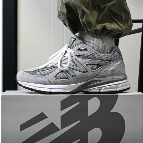 ของแท้ 100%New Balance NB 990 V4 Low cut Grey