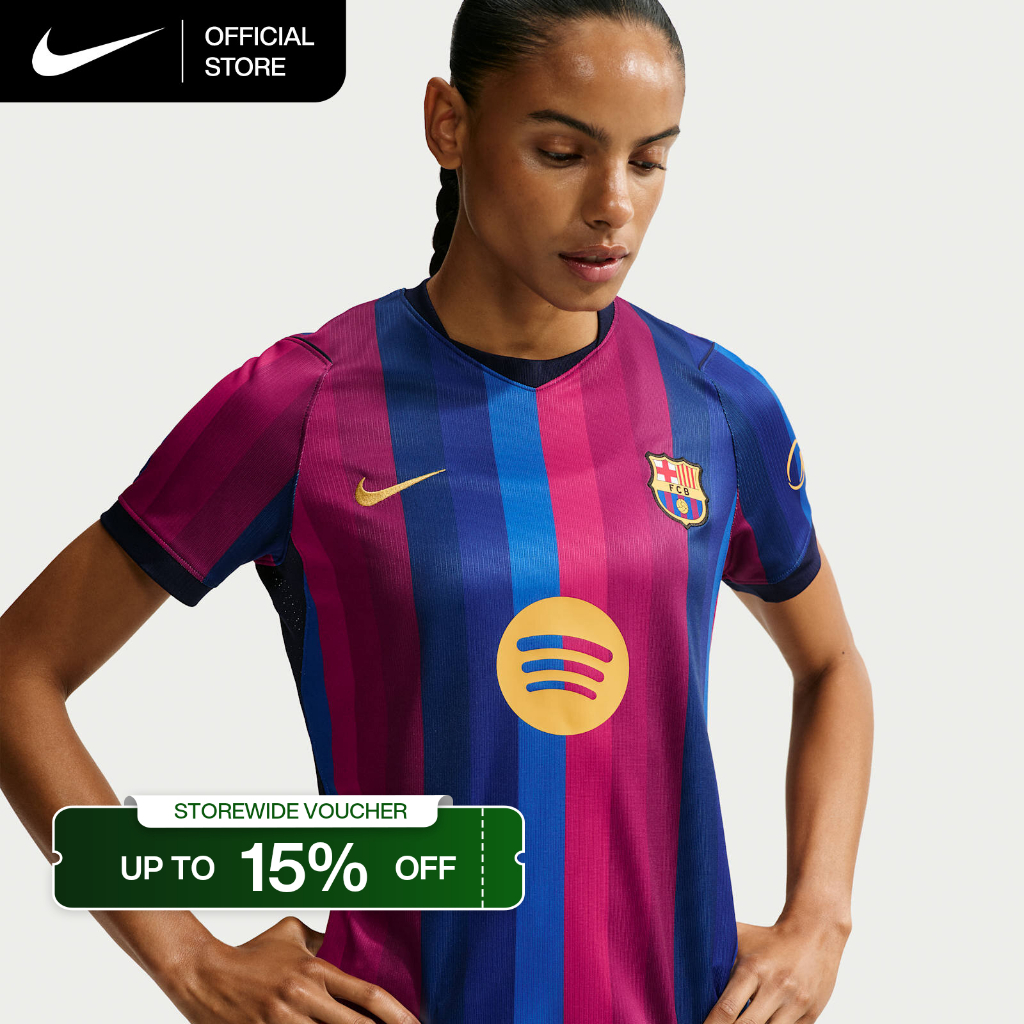 Nike Dri-FIT Women's FC Barcelona 2026/27 Stadium Home Soccer Replica Jersey Top - Deep Garnet [II2724-683]
