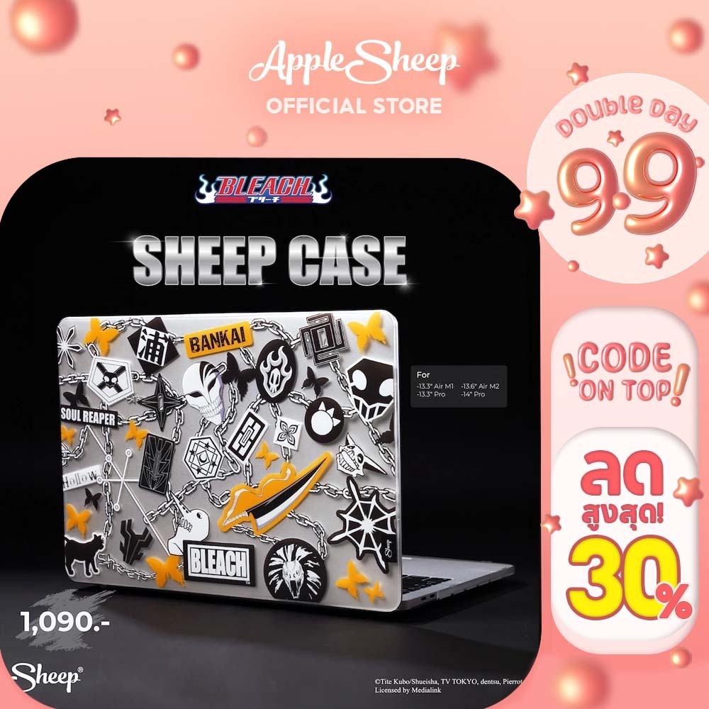 [For Macbook Bleach] Bleach Collection เคสสำหรับ Macbook ลายบลีช กันรอยกันกระแทก สำหรับแมคบุคถนอมเครื่อง