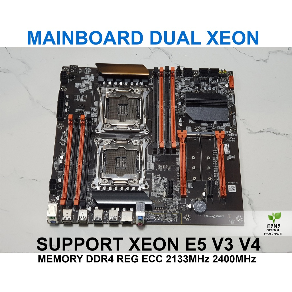 Mainboard X99 Dual CPU มือสอง รองรับ Xeon E5 V3 V4 สำหรับประกอบคอมพิวเตอร์ประสิทธิภาพ