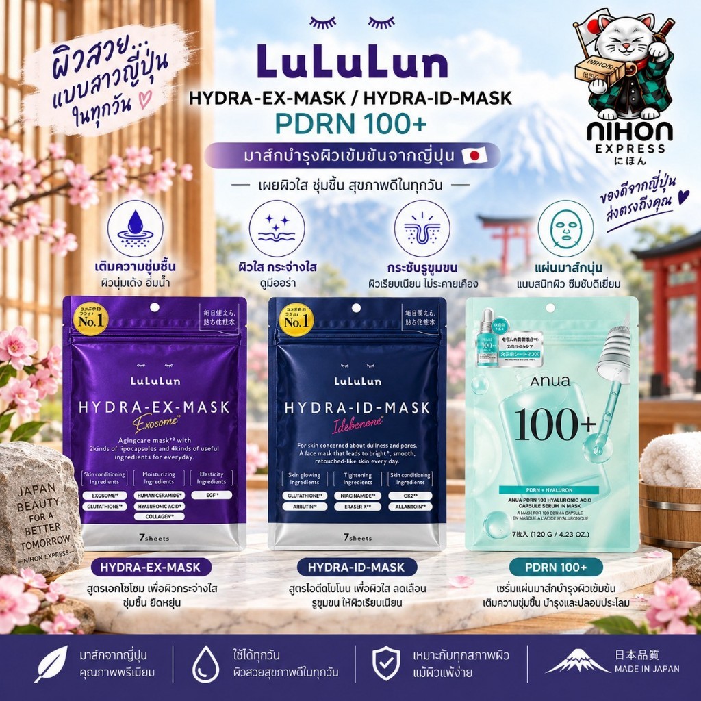 มาสก์หน้า LuLuLun Hydra Mask