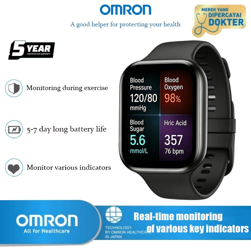 Omron Multifunction Health Smartwatch Monitor various indicators SportsMonitoring Long Standby Fitne