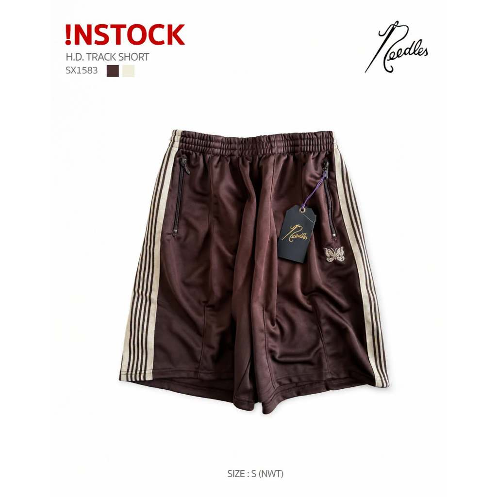 🦋 NEEDLES H.D Track Short Pant - POLY SMOOTH 🦋 (SIZE : S)