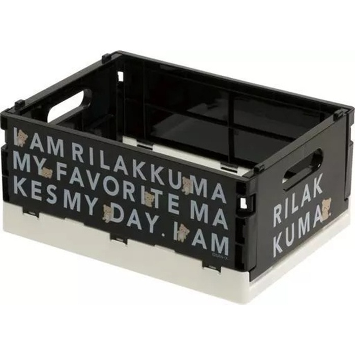 M กล่องพลาสติกพับได้ RK San-X Folding Container M Rilakkuma SIZE:350 x 370 x 250 mm