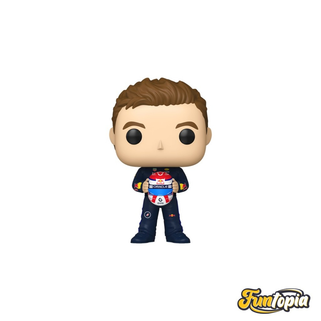 Funko POP! (93697) Max Verstappen (Holding Helmet)(17) POP! Racing: Oracle Red Bull Racing by Funko