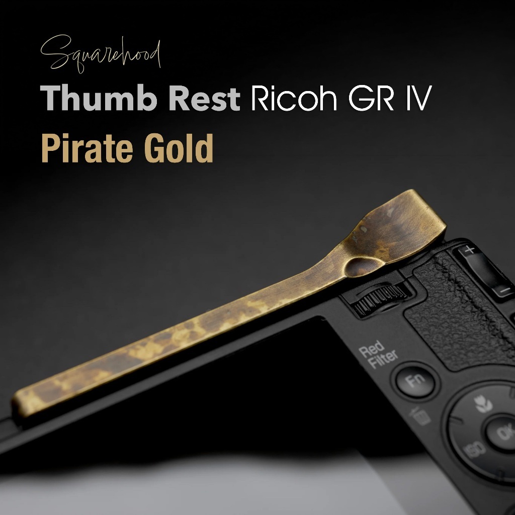 Ricoh GR IV Thumb Grip SquareHood Pirate Gold ที่พักนิ้ว GR4
