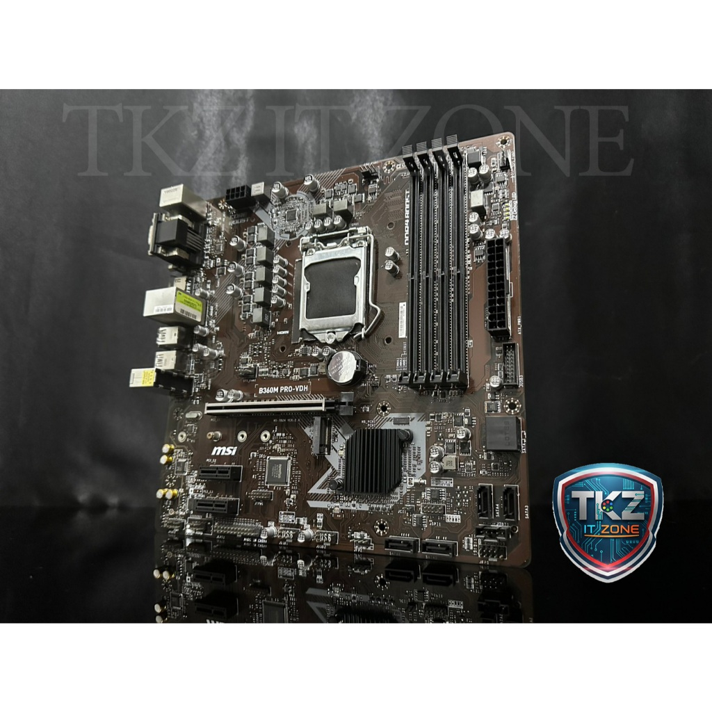 เมนบอร์ด(mainboard) MSI B360M PRO-VDH  (socket 1151V2) 1 month warranty