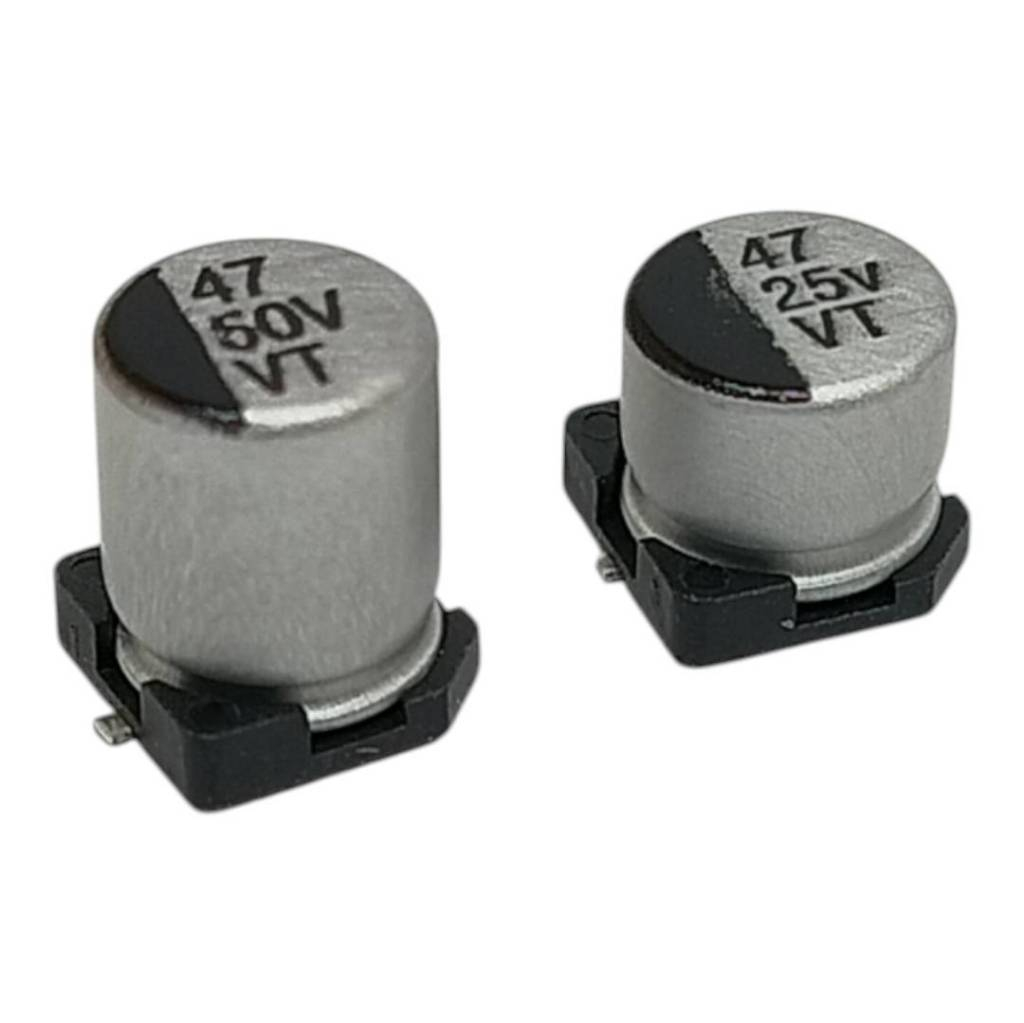 1ชิ้น 47UF 25V 35V SMD คาปาซิเตอร์ ตัวเก็บประจุอลูมิเนียม