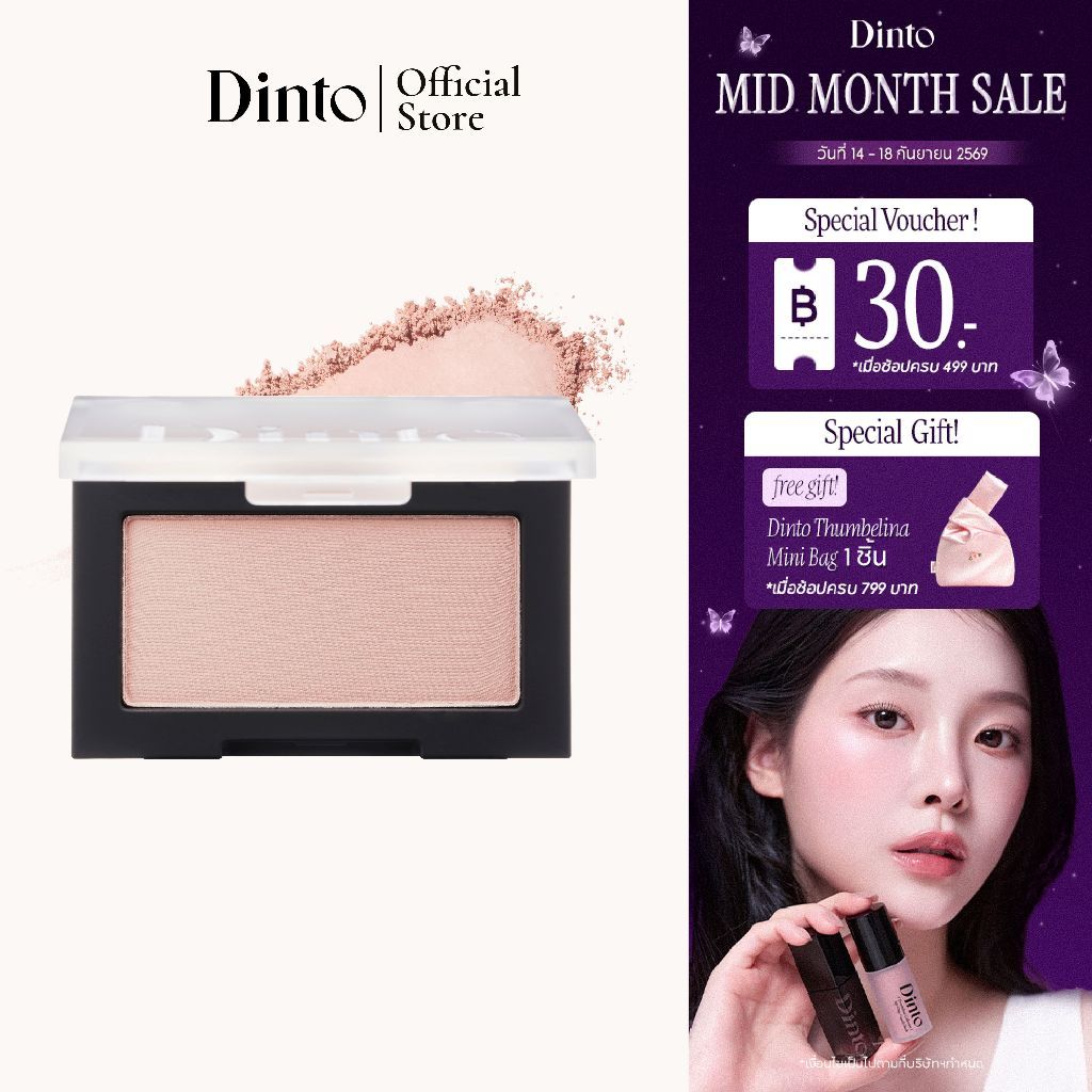 Dinto : Blur-Finish All That Moment Blusher บลัชเบลอผิว [Official Store]