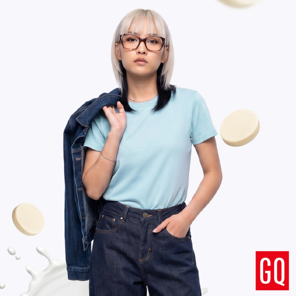 GQ تيشيرت نسائي بطباعة أطعمة تايلندية — صورة 4