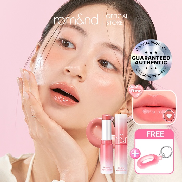 [rom&nd official] rom&nd GLASTING MELTING BALM 3.5g (22 Colors) I NEW 22 BARE HEART