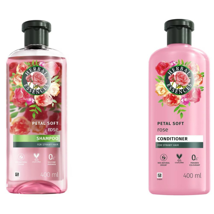 Herbal Essences Rose Petal Soft เฮอร์บัล เอสเซนส์ เพทัล ซอฟท์แชมพู 400 มล.