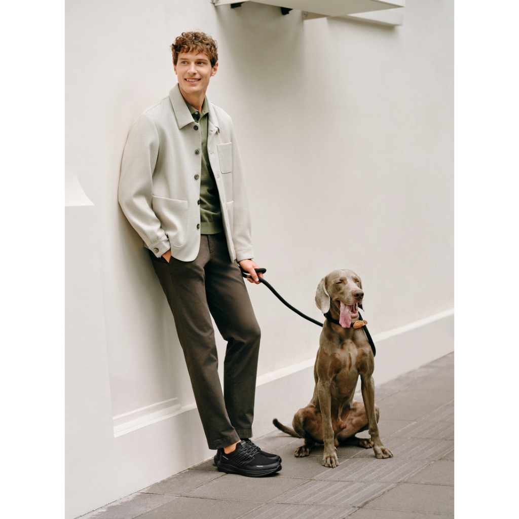 Skechers สเก็ตเชอร์ส รองเท้าผู้ชาย Men USA Street Wear Slade Shoes - 211389-BBK (latest) — صورة 3