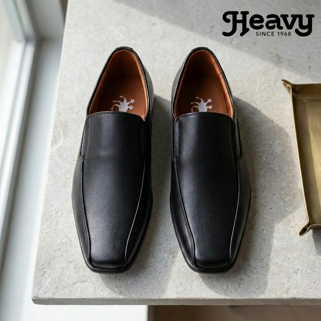 HEAVY SHOES حذاء جلد سليب أون PB7515 — صورة 7