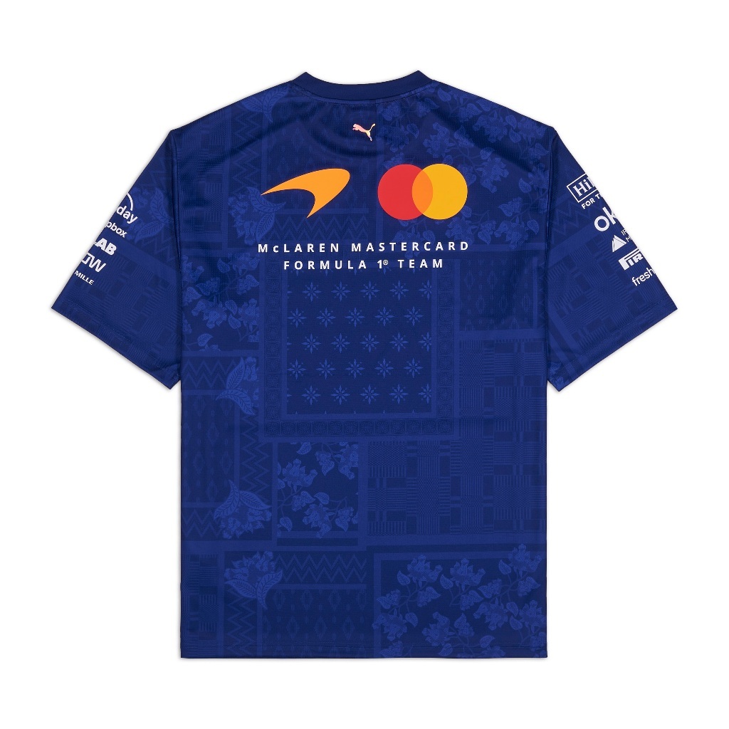 PUMA Auto เสื้อยืดนักขับ McLAREN MASTERCARD F1 TEAM Replica Singapore สำหรับผู้ชาย สีฟ้า - 71426201 — صورة 2