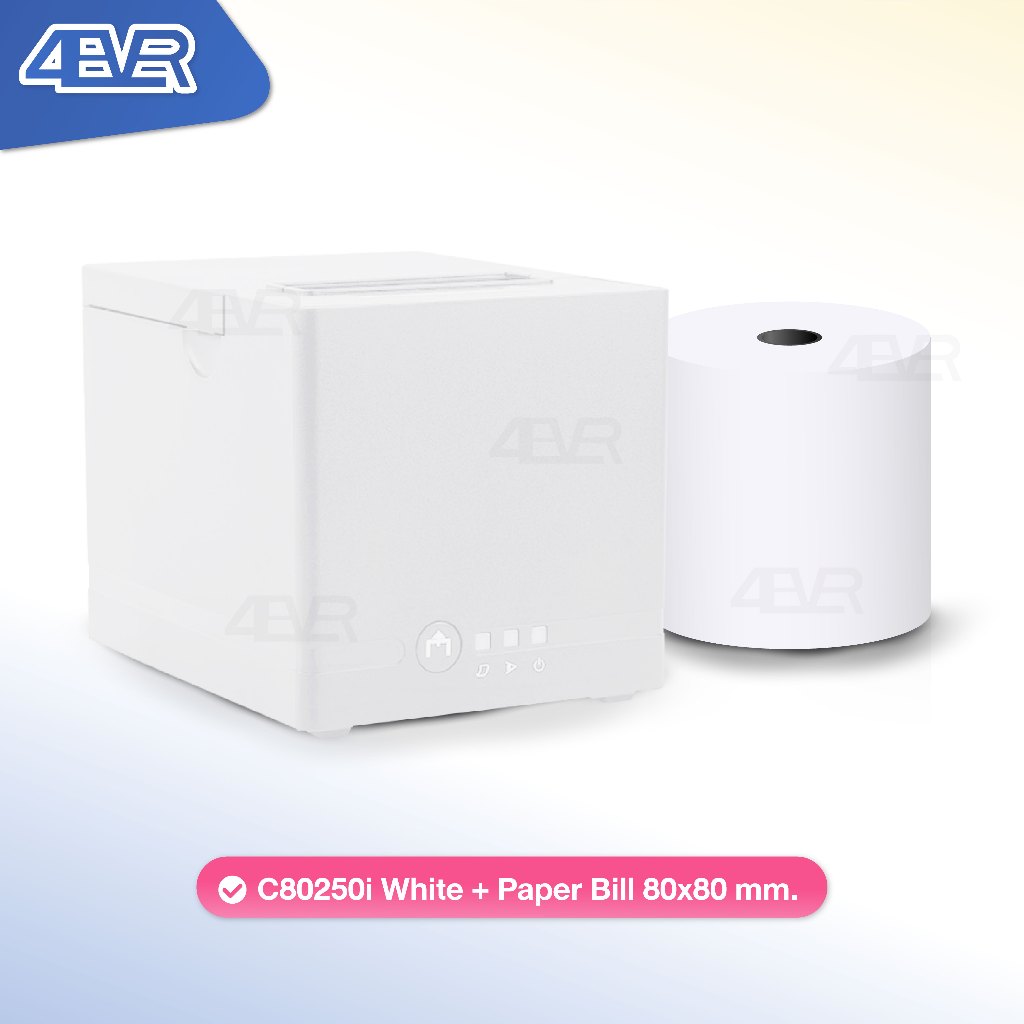 ส่งด่วน เครื่องปริ้นใบเสร็จ แถมฟรี2ม้วน บิล สลิป เครื่องพิมพ์ความร้อน ใบเสร็จ ไม่ใช้หมึก printer ราคา ถูกที่สุด ดีลบีเคเค แกลเลอรีภาพที่ 7