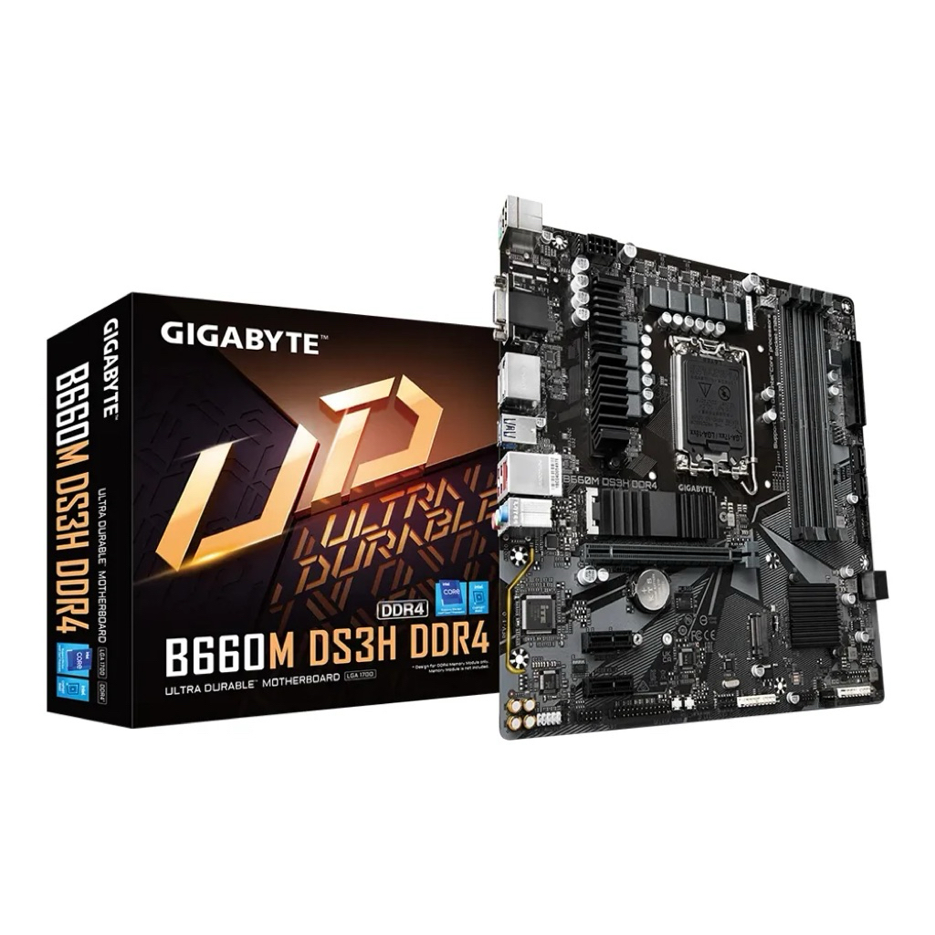 MAINBOARD (เมนบอร์ด) 1700 GIGABYTE B660M DS3H (DDR4) พร้อมส่ง