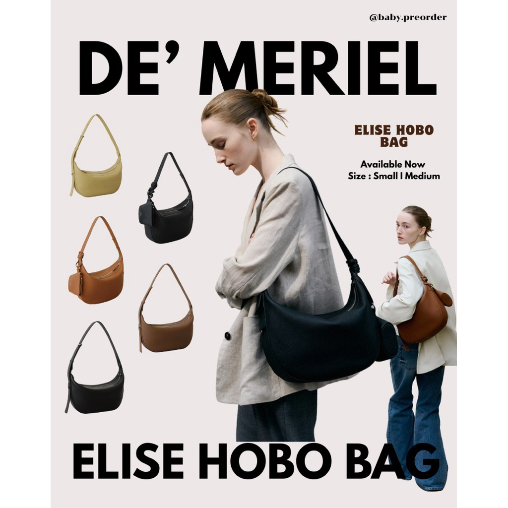 DEMERIEL ELISE HOBO BAG🇰🇷