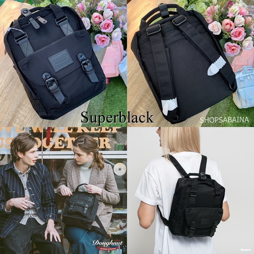 Doughnut Macaroon Backpack ของแท้ เป้โดนัท สี Pastel - รูปที่ 7